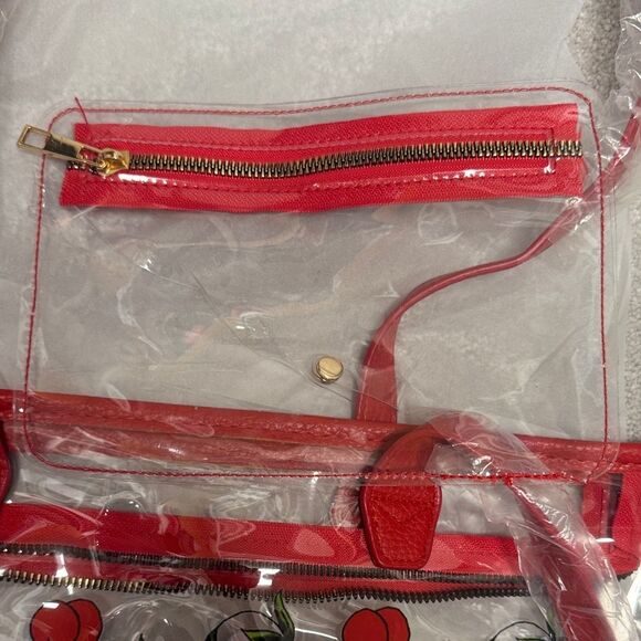 NWT Ed Hardy Cherries Clear Tote - Picture 7 of 11